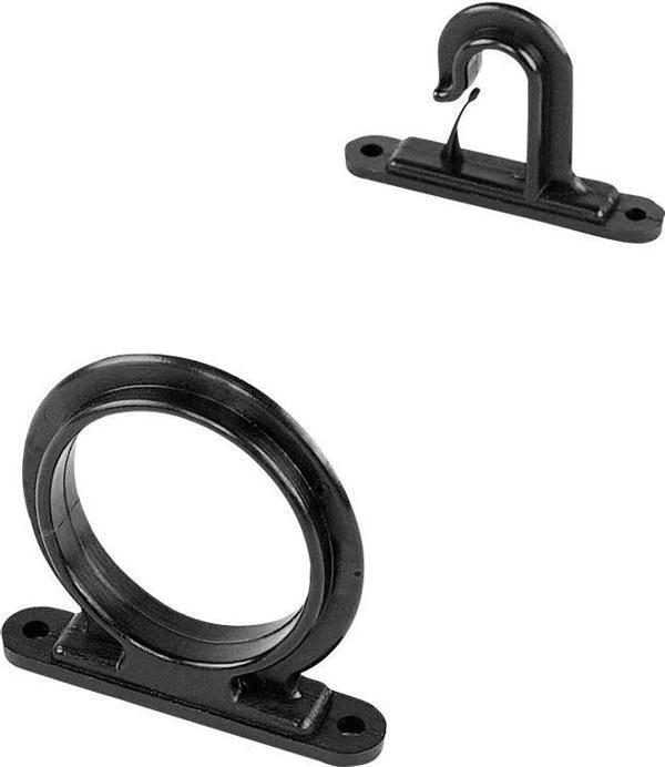 Nuova Rade Rod Holding Ring Set, White - Image 1