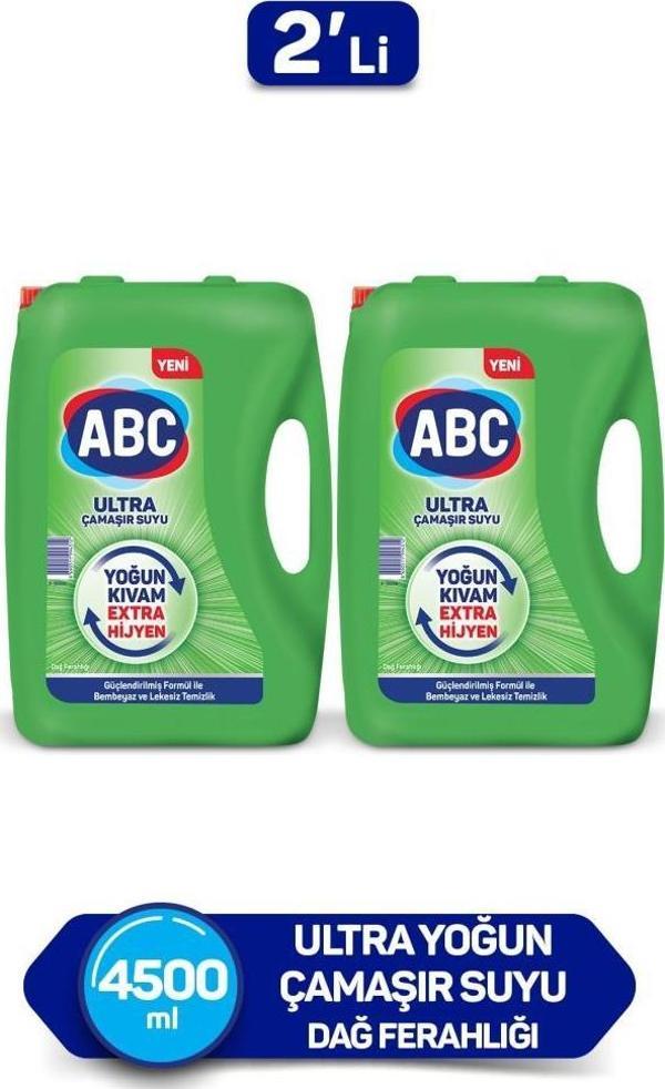 ABC Ultra Çamaşır Suyu Dağ Rüzgarı 3250 ml x 2 Adet - Image 1