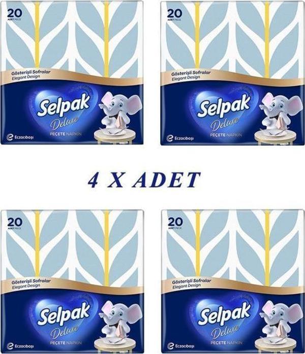 Selpak Deluxe Peçete Bahar Dalı x 4 Adet - Image 1