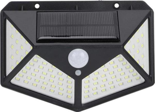 100 Ledli Güneş Enerjili Bahçe Lambası Solar Hareket Sensörlü Şarj DG1231 - Image 1