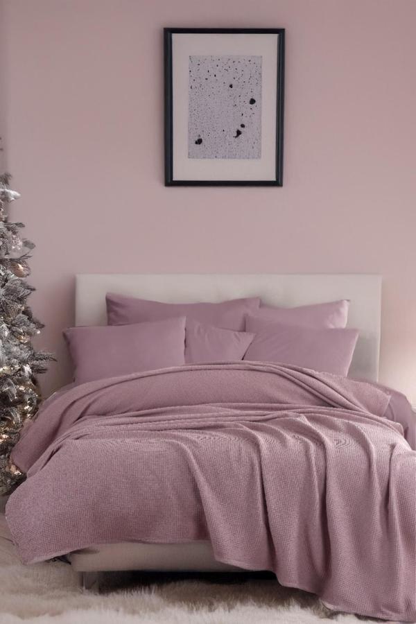 Ecocel Pike Örtü Battal King 240x230cm Karde Mürdüm - Image 1