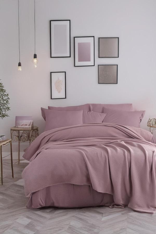 Ecocel Pike Örtü Battal MegaKing 260x230cm Karde Mürdüm - Image 1