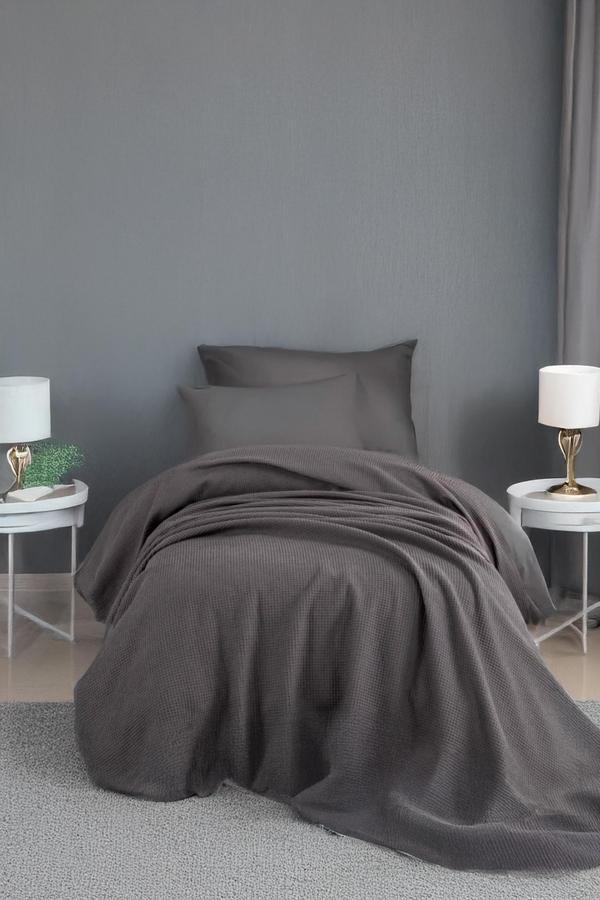 Ecocel Pike Örtü Bebek 100x120cm Karde Antrasit - Image 1
