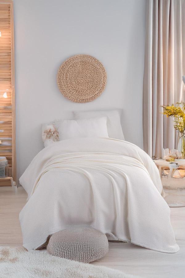 Ecocel Pike Örtü Bebek 100x120cm Karde Krem - Image 1