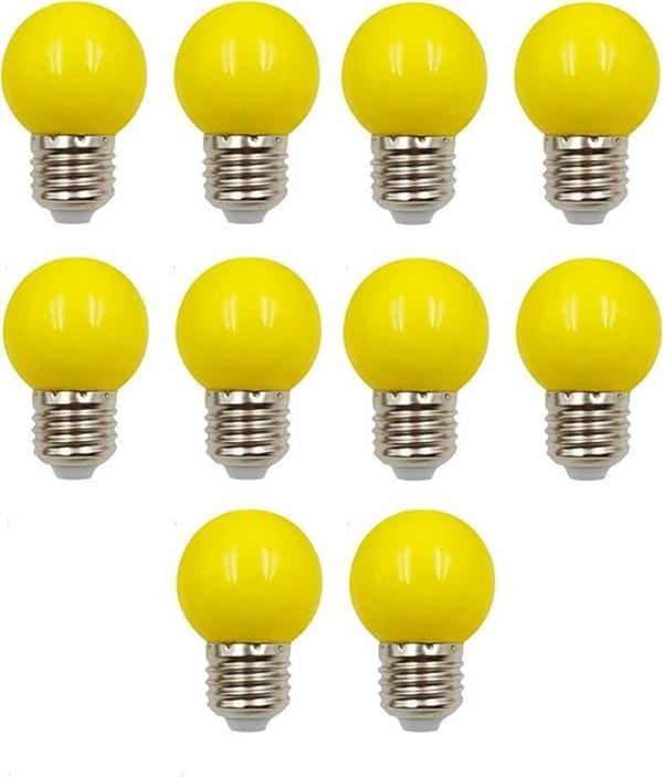 1W Gece Led Ampul Sarı Işık 10 Adet - Image 1