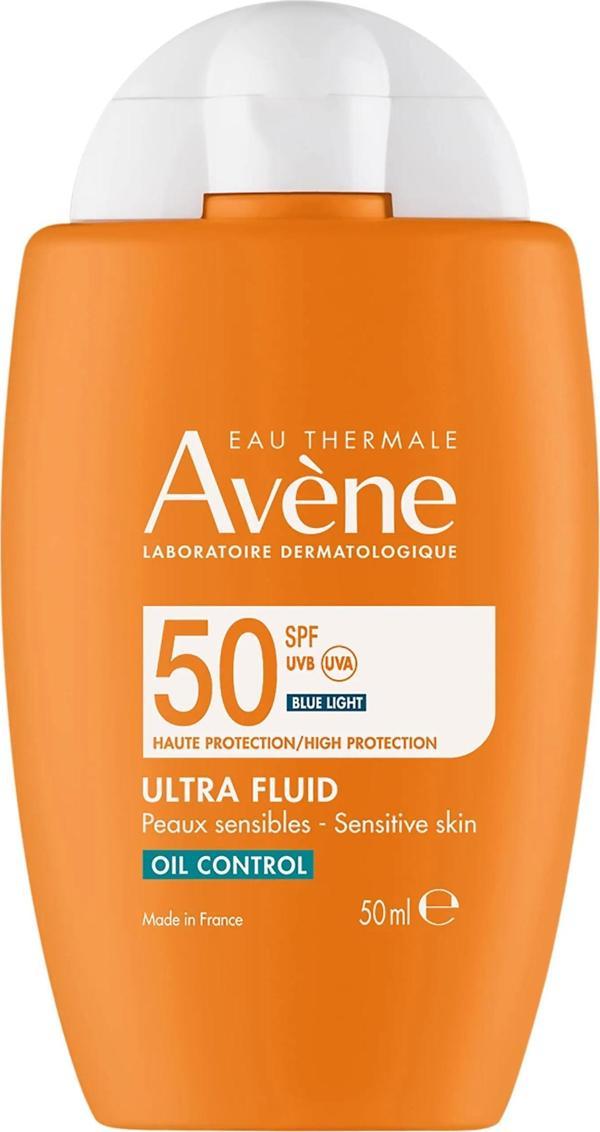 Avene Ultra Fluid Oil Control SPF50 Yağlı Ciltler İçin Çok Yüksek Korumalı Güneş Kremi - Image 1