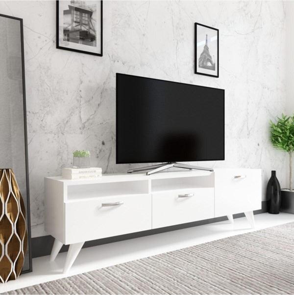 Mobilya Gezegeni Sleed Tv Ünitesi 150 Cm Beyaz N4 - Image 1