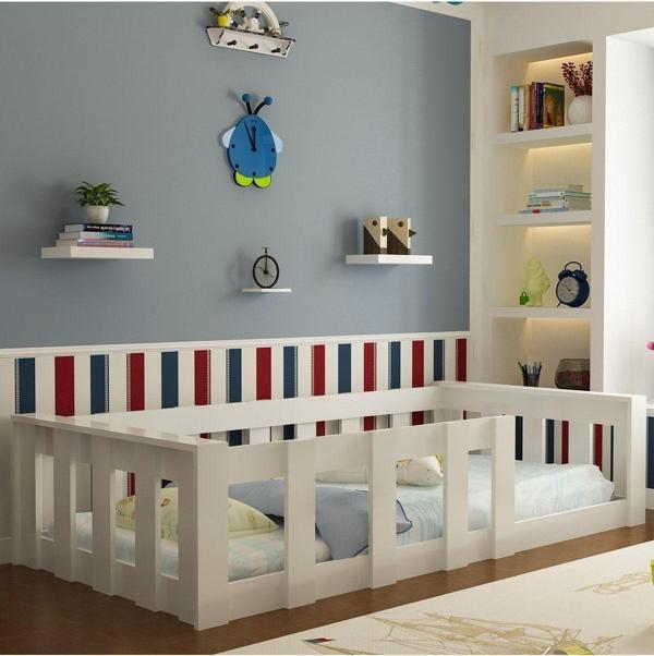 Mobilya Gezegeni Montessori Karyola - U2 - Beyaz -90X190Cm Yatak Uyumlu - Image 1