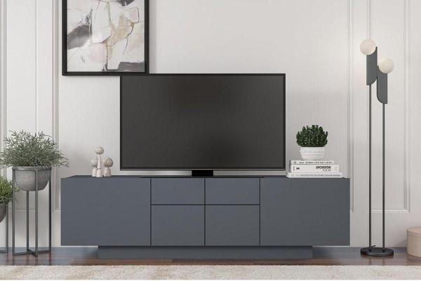 Mobilya Gezegeni Elanor Tv Ünitesi 160 Cm Antrasit - Image 1