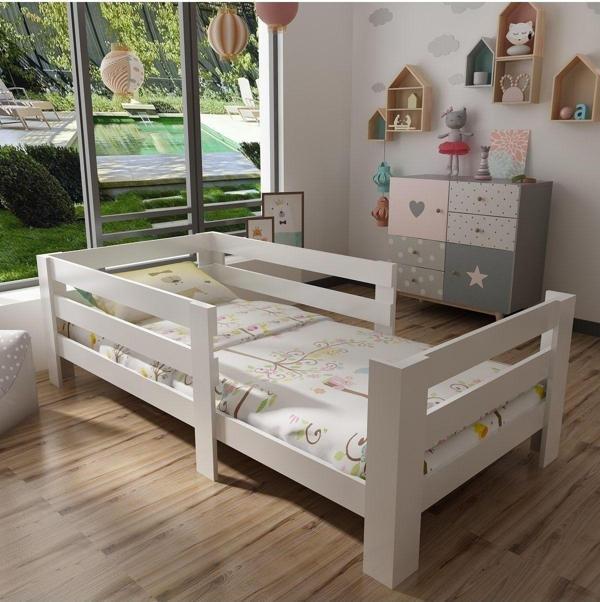 Mobilya Gezegeni Montessori Karyola - X2010- Beyaz-90X190Cm Yatak Uyumlu - Image 1
