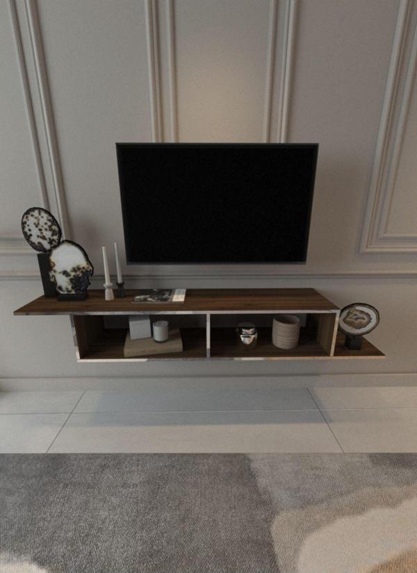 Mobilya Gezegeni Alpin Silver Tv Ünitesi 140 Cm - Image 1