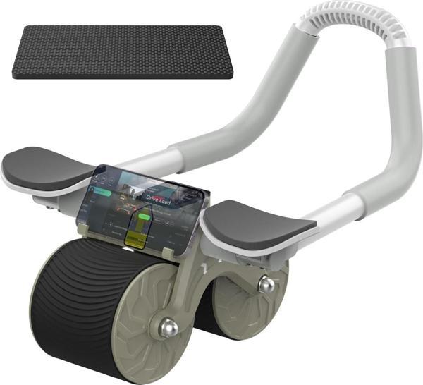 Relife Ab-04 Ab Roller Dirsek Destekli Karın Çalıştırıcı, Otomatik Geri Tepme Özellikli, Diz Matlı Karın Kası Çalıştırıc - Image 1