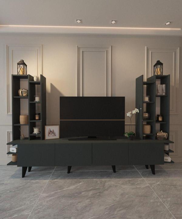 Mobilya Gezegeni İdeal Tv Üniyesi X2030 Antrasit 223 Cm - Image 1