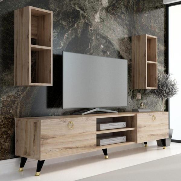 Mobilya Gezegeni Gold Çırağan Tv Ünitesi 180 Cm X2136 - Image 1