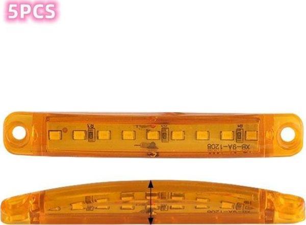 Parmak led 9 led 4W 12-24v 10cm Sarı / LAAM660 - Image 1