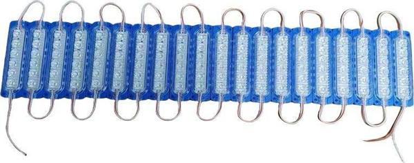 Parmak led mavi 6 led x 20'li paket 12v / LAAM649-1 - Image 1