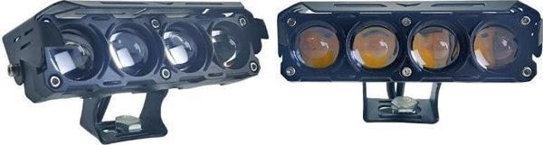 Offroad sis lambası set sarı beyaz - mavi gündüz ledli çakarlı 12.6 x 5 x 3.5 cm 12-60v /  LASS370 - Image 1