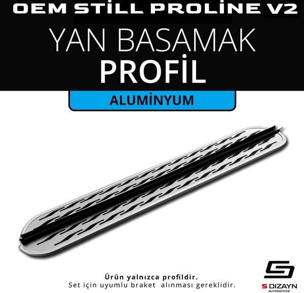 OEM Still Pro V2 Aluminyum Yan Basamak Profil 183 Cm - Image 1