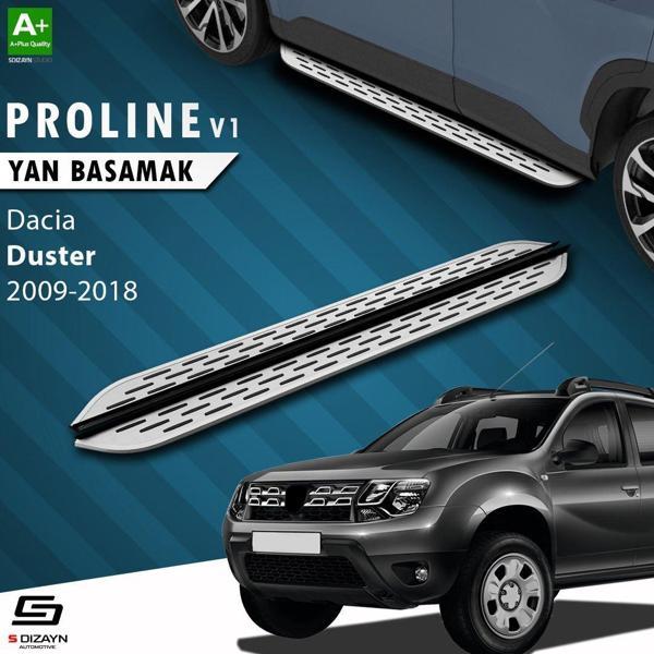 S-Dizayn Dacia Duster OEM Still Pro V1 Aluminyum Yan Basamak 173 Cm 2009-2018 - Image 1
