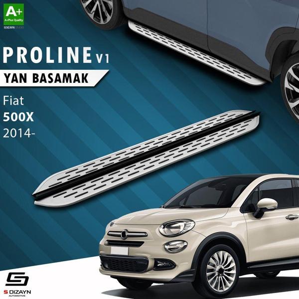 S-Dizayn Fiat 500X OEM Still Pro V1 Aluminyum Yan Basamak 173 Cm 2014 Üzeri - Image 1