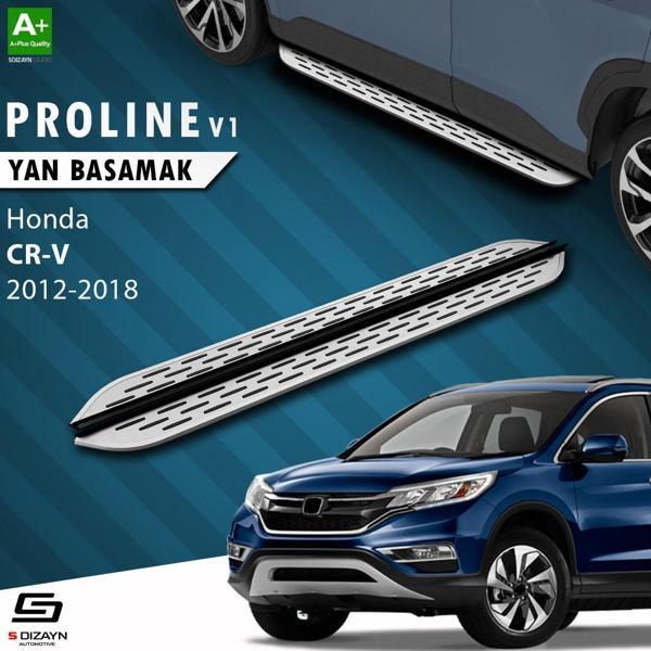 S-Dizayn Honda CR-V 4 OEM Still Pro V1 Aluminyum Yan Basamak 173 Cm 2012-2018 - Image 1