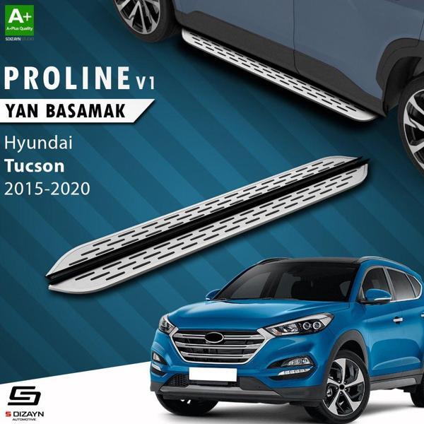 S-Dizayn Hyundai Tucson 3 OEM Still Pro V1 Aluminyum Yan Basamak 173 Cm 2015-2020 - Image 1