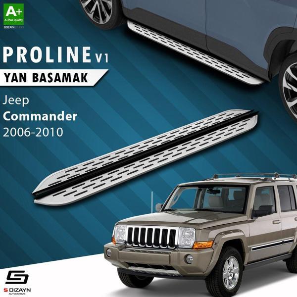 S-Dizayn Jeep Commander OEM Still Pro V1 Aluminyum Yan Basamak 173 Cm 2006-2010 - Image 1
