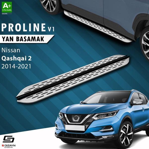 S-Dizayn Nissan Qashqai 2 OEM Still Pro V1 Aluminyum Yan Basamak 173 Cm 2014-2021 - Image 1