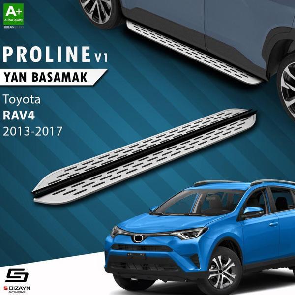 S-Dizayn Toyota Rav 4 4 OEM Still Pro V1 Aluminyum Yan Basamak 173 Cm 2013-2017 - Image 1