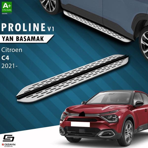 S-Dizayn Citroen C4 3 OEM Still Pro V1 Aluminyum Yan Basamak 183 Cm 2021 Üzeri - Image 1