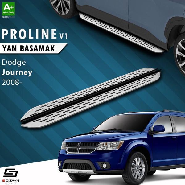 S-Dizayn Dodge Journey OEM Still Pro V1 Aluminyum Yan Basamak 183 Cm 2008-2020 - Image 1