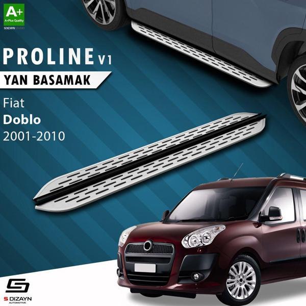 S-Dizayn Fiat Doblo OEM Still Pro V1 Aluminyum Yan Basamak 183 Cm 2001-2010 - Image 1