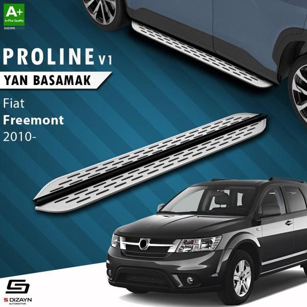 S-Dizayn Fiat Freemont OEM Still Pro V1 Aluminyum Yan Basamak 183 Cm 2010-2020 - Image 1
