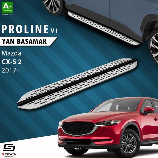 S-Dizayn Mazda CX-5 2 OEM Still Pro V1 Aluminyum Yan Basamak 183 Cm 2017 Üzeri - Image 1