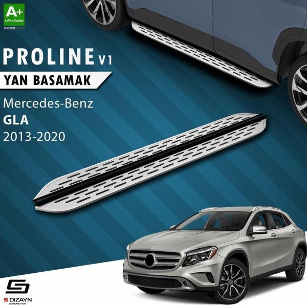 S-Dizayn Mercedes GLA X156 OEM Still Pro V1 Aluminyum Yan Basamak 183 Cm 2013-2020 - Image 1