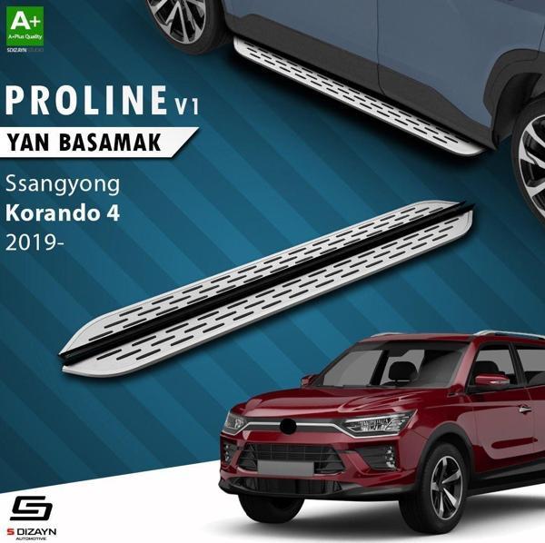 S-Dizayn Ssangyong Korando OEM Still Pro V1 Aluminyum Yan Basamak 183 Cm 2019 Üzeri - Image 1