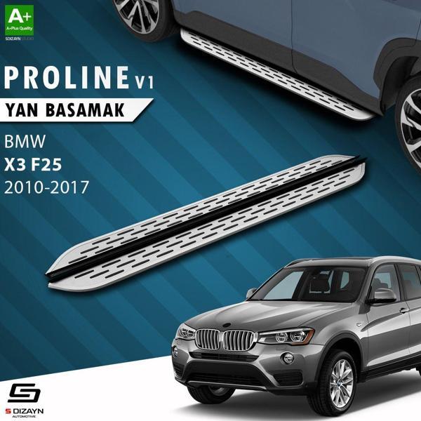 S-Dizayn Bmw X3 F25 OEM Still Pro V1 Aluminyum Yan Basamak 193 Cm 2010-2017 - Image 1