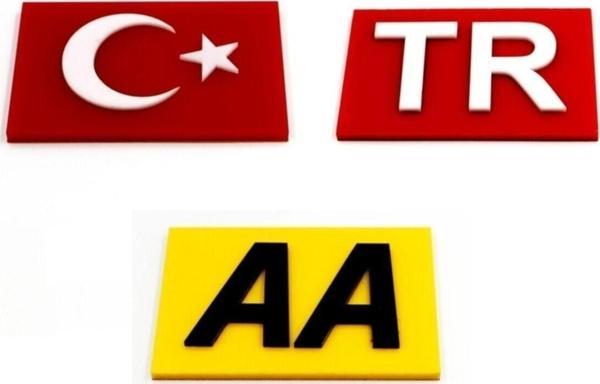 Pleksi 3d Panjur Arma Yapışkanlı - Aa - Tr - Türk Bayrağı - Image 1