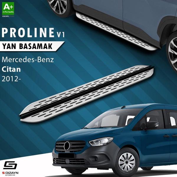 S-Dizayn Mercedes Citan OEM Still Pro V1 Aluminyum Yan Basamak 193 Cm 2012 Üzeri - Image 1