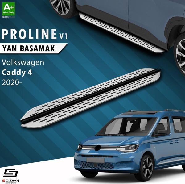 S-Dizayn VW Caddy 4 OEM Still Pro V1 Aluminyum Yan Basamak 193 Cm 2020 Üzeri - Image 1