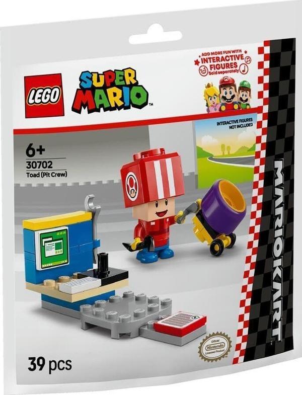 LEGO Super Mario 30702 Toad (Pit Crew) - Image 1