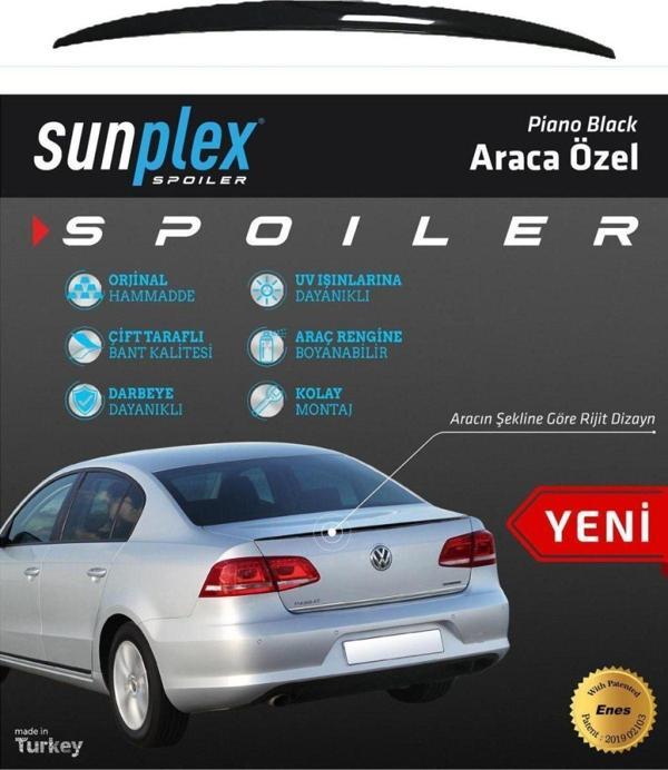 Bmw 5 F10 2010-2016 Uyumlu Spoiler Bagaj Çıtası Piyano Siyah - Image 1
