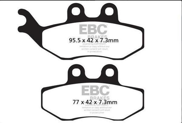 Ebc Fren Balatası Sfa194 2003-2015 Gilera Runner Vxr 200  Ön (grimeca Caliper) - Image 1