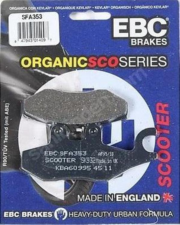 Ebc Fren Balatası Sfa353 2006-2008 Piaggio X8 400 İe Ön  Sol - Image 1