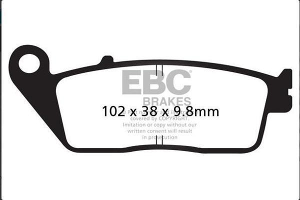 Ebc Fren Balatası Sinter Fa196hh 2013-2020 Honda Nc 750d Integra Uyumlu Ön Fren Balatası - Image 1