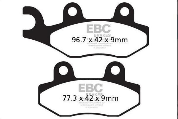 Ebc Fren Balatası Sfa228 2007-2024 Suzuki Burgman An 400 Ön Sol - Image 1