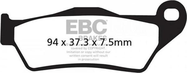 Ebc Fren Balatası Yarı Sinter Fa181v 2014-2022 Bajaj Pulsar Rs 200 Ön Fren Balatası - Image 1