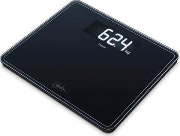 Beurer Gs 410 SignatureLine Siyah cam banyo tartısı - Image 1