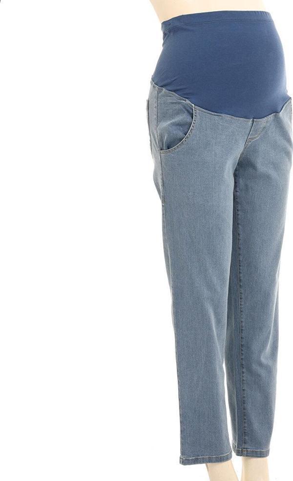 Overdo Hamile Denim Pantolon Düz Paça - Image 1