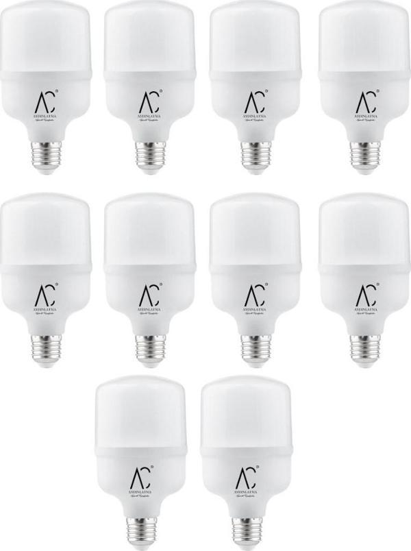 30W Torch Led Ampul 6500K (Beyaz Işık) 10 Adet - Image 1